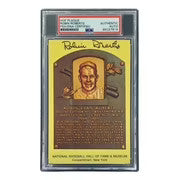 Robin Roberts Signed 4x6 Philadelhia Phillies HOF Plaque Card PSA/DNA 85027816