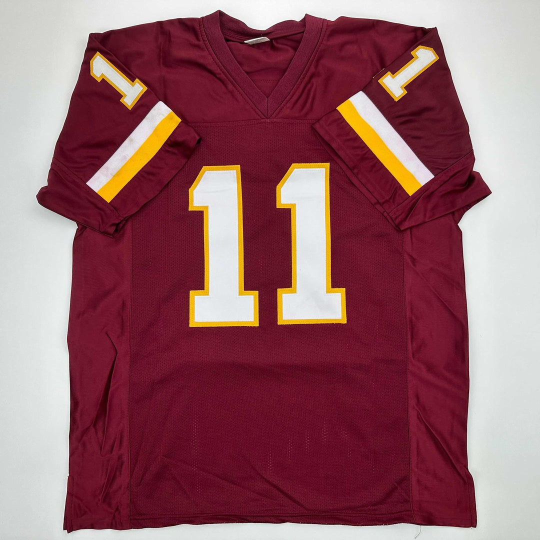 Facsimile Autographed Mark Rypien Washington Red Reprint Jersey Size Men's XL