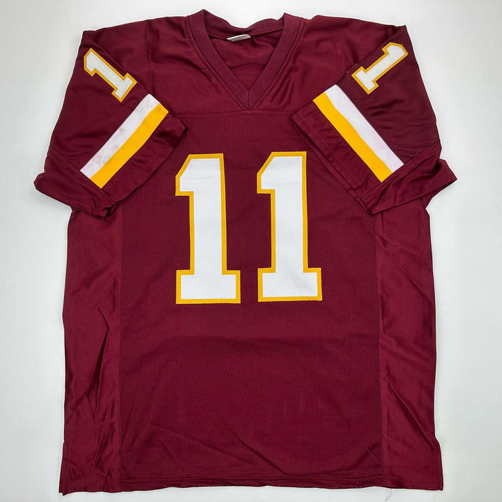 Facsimile Autographed Mark Rypien Washington Red Reprint Jersey Size Men's XL