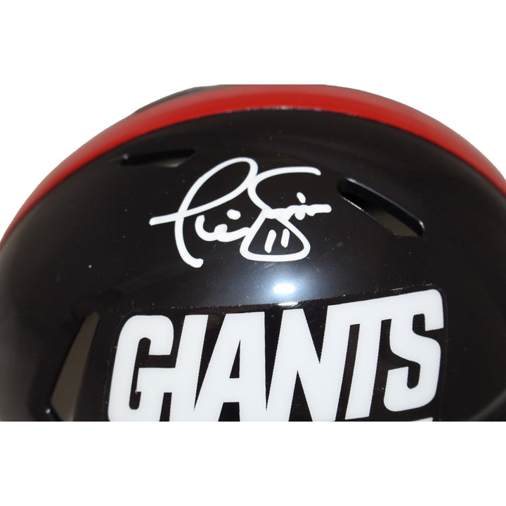 Phil Simms Autographed/Signed New York Giants Mini Helmet TB Beckett 43240