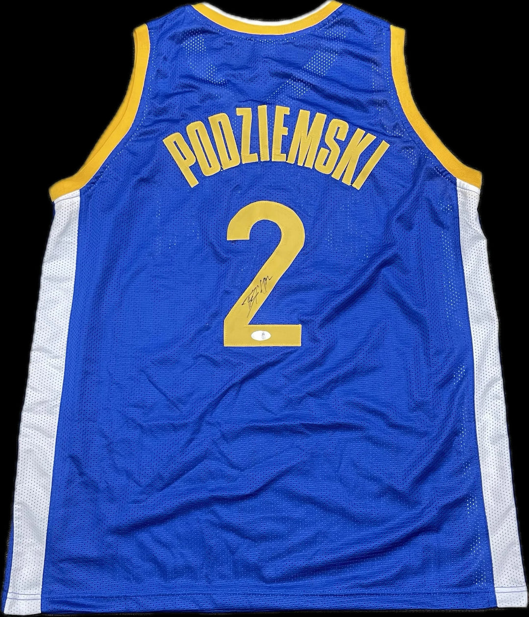 Brandin Podziemski Signed Jersey PSA Golden State Warriors Autographed