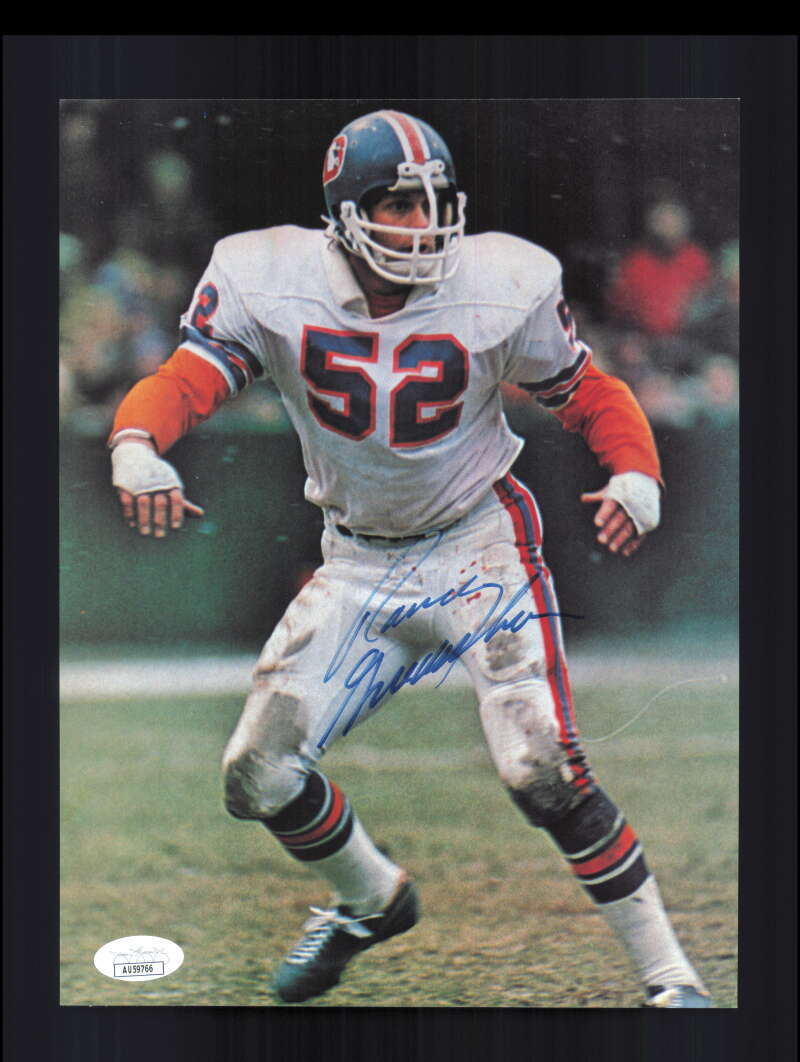 Randy Gradishar JSA Autograph 1970`s 8x10 Signed Vintage Photo Broncos