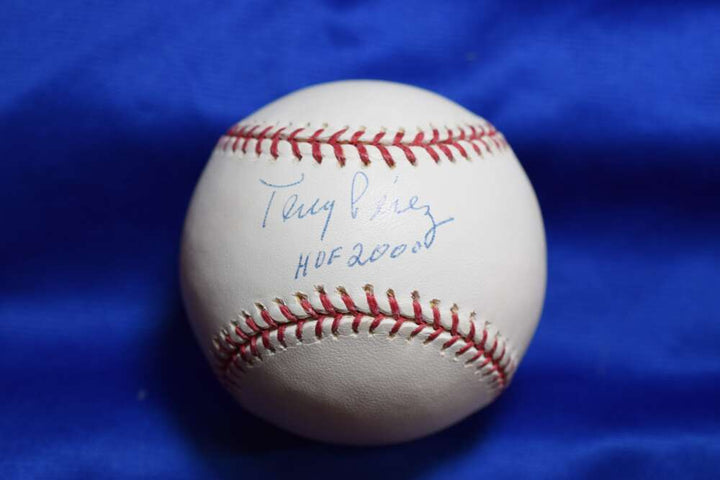 Tony Perez MLB Tristar COA Autographed Major League Signed Baseball HOF 2000