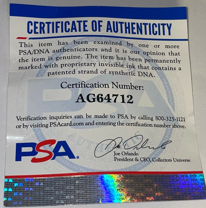 AUSTIN ALLEN AUTOGRAPHED OML RAWLINGS BASEBALL w/PSA-DNA COA OAKLAND A's CATCHER