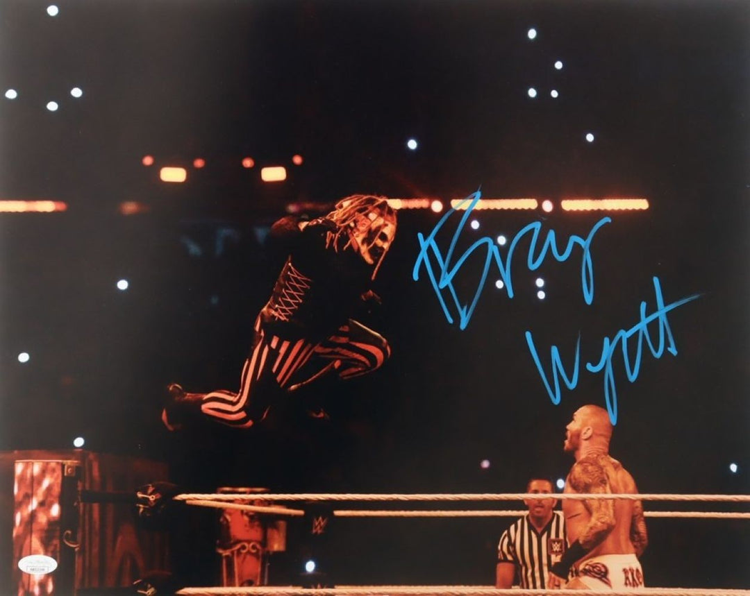 Bray Wyatt Signed In Blue 16x20 WWE Photo JSA Hologram