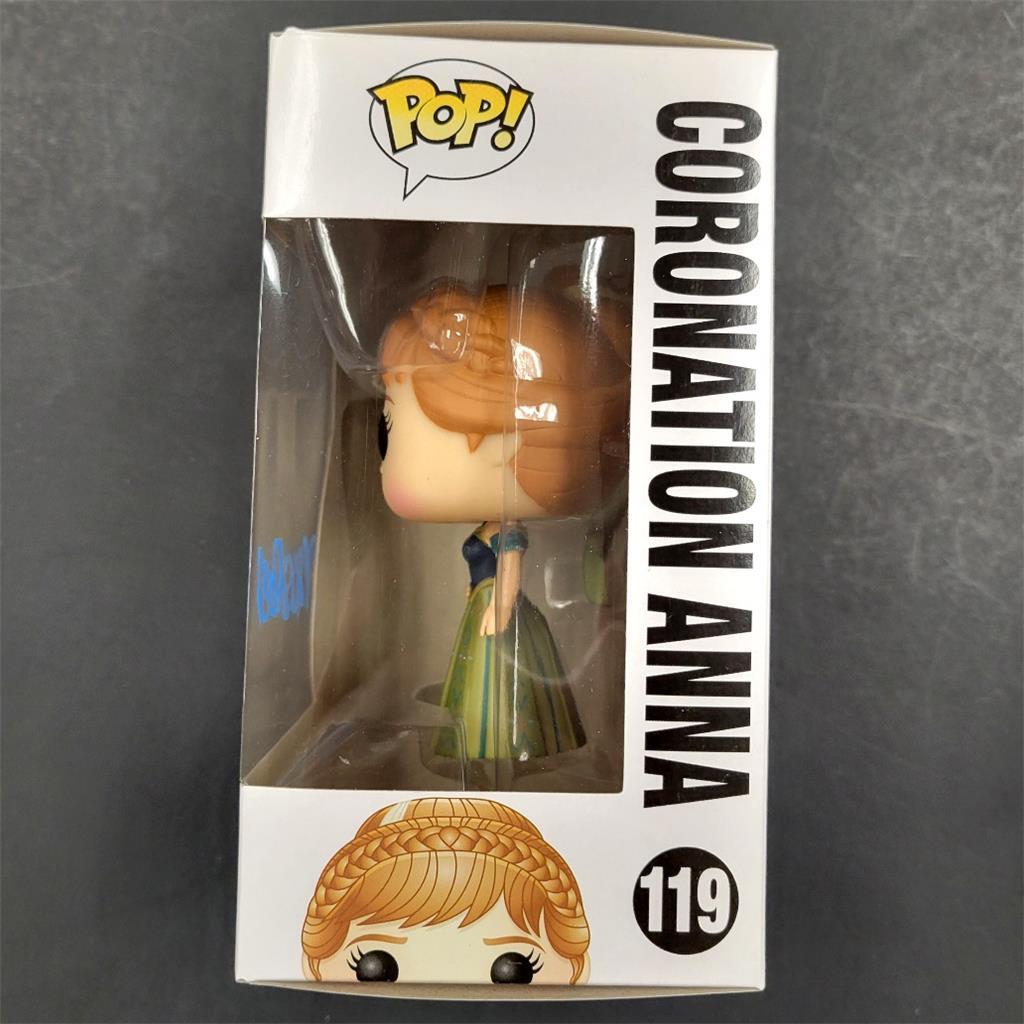 Kristen Bell autograph signed Frozen Coronation Anna Funko Pop ~ PSA/DNA COA