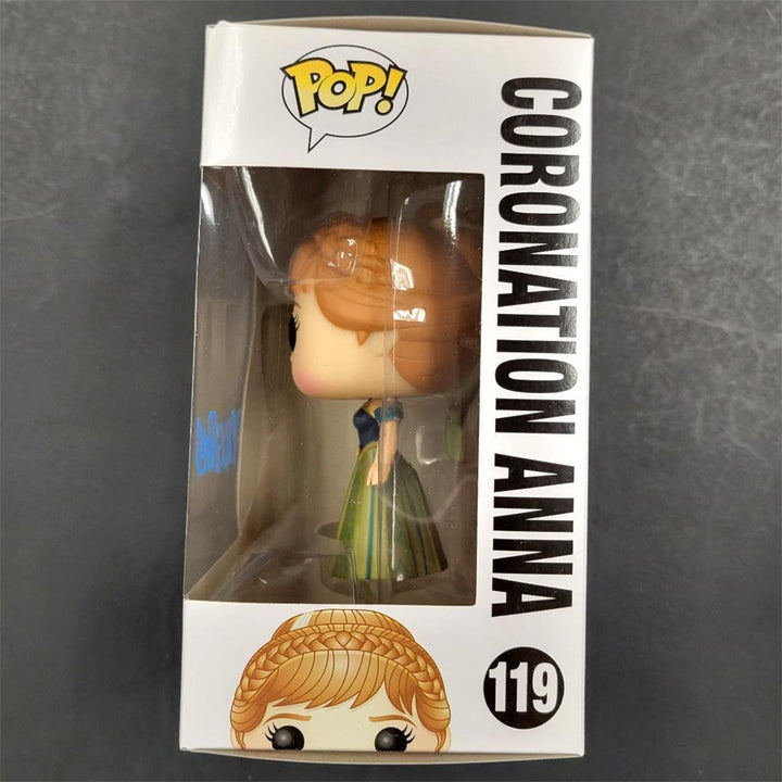 Kristen Bell autograph signed Frozen Coronation Anna Funko Pop ~ PSA/DNA COA