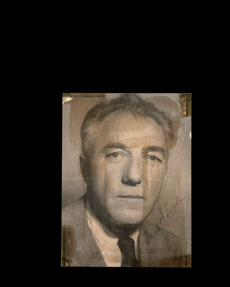 Ford Frick JSA Coa Signed  4x6 Photo Autograph