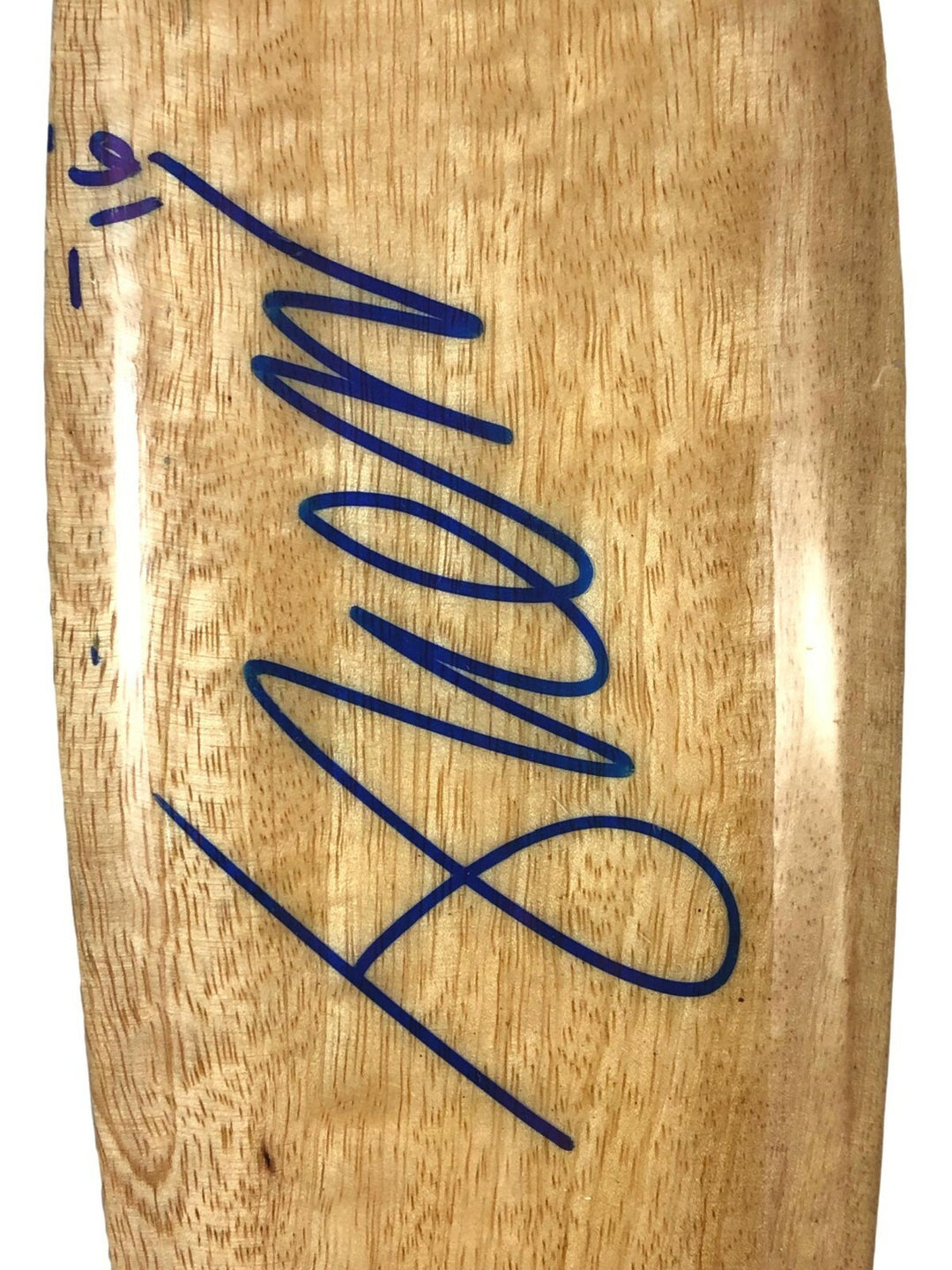 Josh Kerr Hand Signed Wooden Mini Surf Board W/Stand JSA COA Autographed Surfer