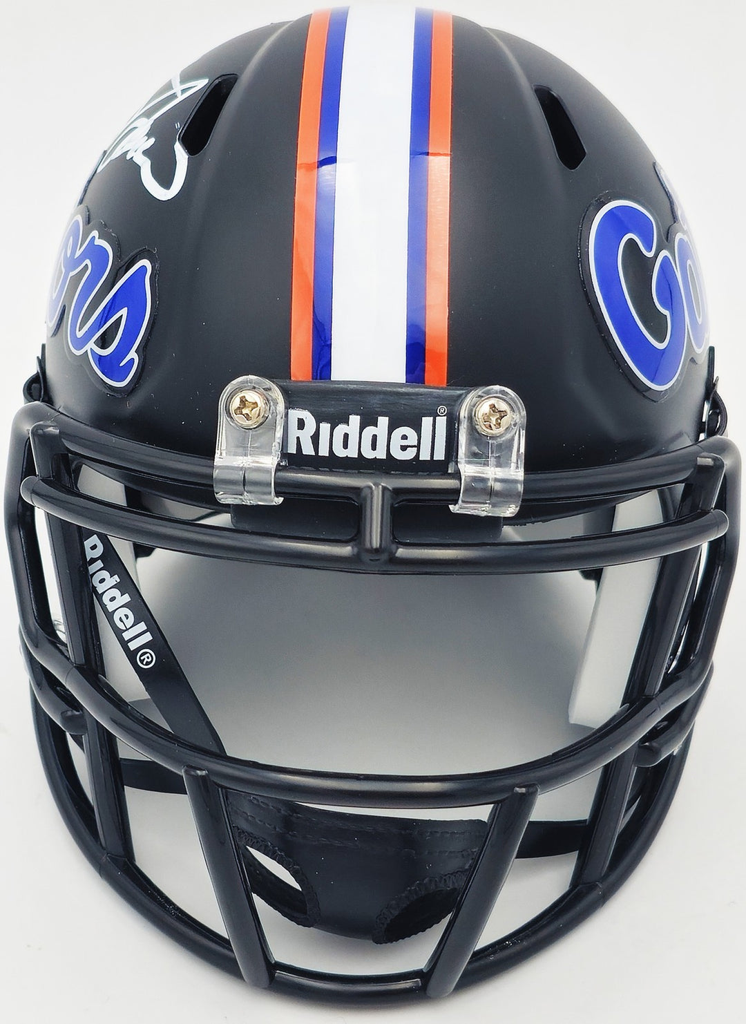 Steve Spurrier Auto Florida Gators Black 23 Alternate Speed Mini Helmet Beckett