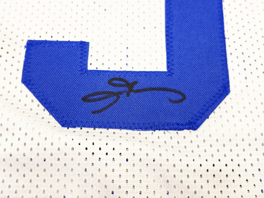Philadelphia 76ers Allen Iverson Signed White All Star Jersey Beckett Wit