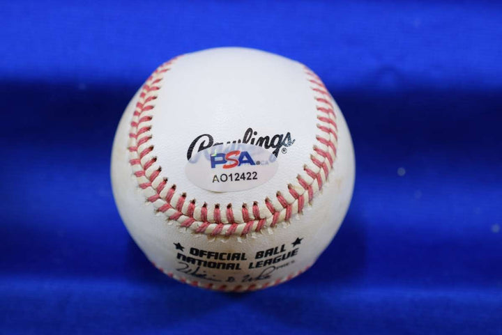 Willie Mays PSA DNA Signed National ONL League Autographed Baseball