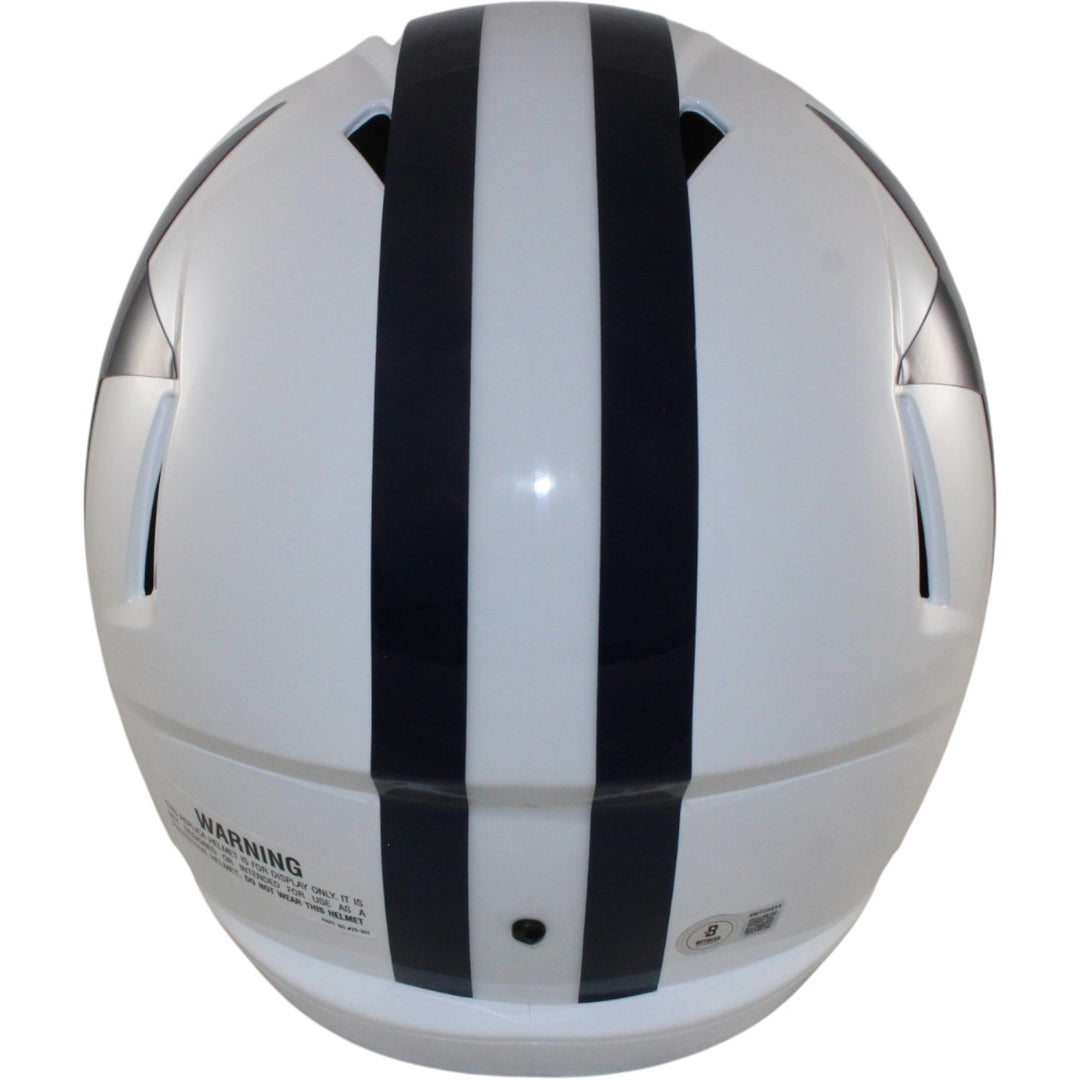 Dak Prescott Autographed/Signed Dallas Cowboys F/S TB 60-63 Helmet Beckett 56339