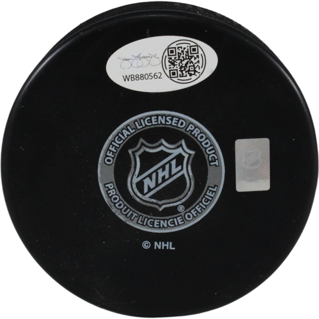 Phil Kessel Autographed/Signed Toronto Maple Leafs Logo Puck JSA 53994