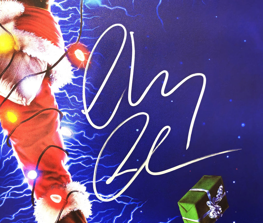 Chevy Chase Signed 27x40 Christmas Vacation Movie Poster Clark Griswold