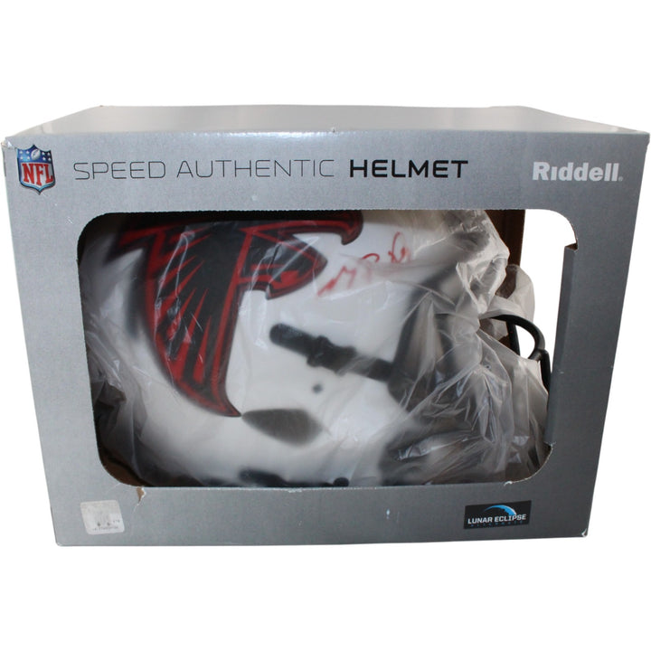 Michael Penix Autographed Atlanta Falcons Authentic Lunar Helmet Beckett 54768