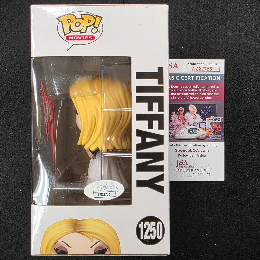 Jennifer Tilly signed Bride of Chucky Tiffany Funko Pop! 1250 red autograph JSA