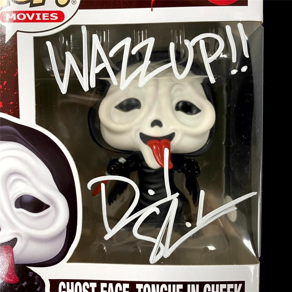 David Sheridan signed "Wazzup!" Scary Movie Ghost Face Funko Pop! #2035 auto JSA