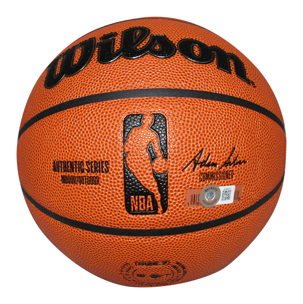 Ja Morant Autographed/Signed Memphis Grizzlies Basketball Beckett 40805