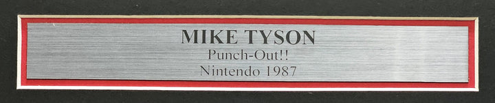 Mike Tyson Signed Framed 11x14 Photo Nintendo Punch-Out!! Beckett BAS