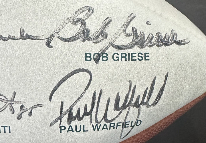 Dolphins Legends Signed Wilson NFL Collectible Football 6 Auto Csonka Shula COA