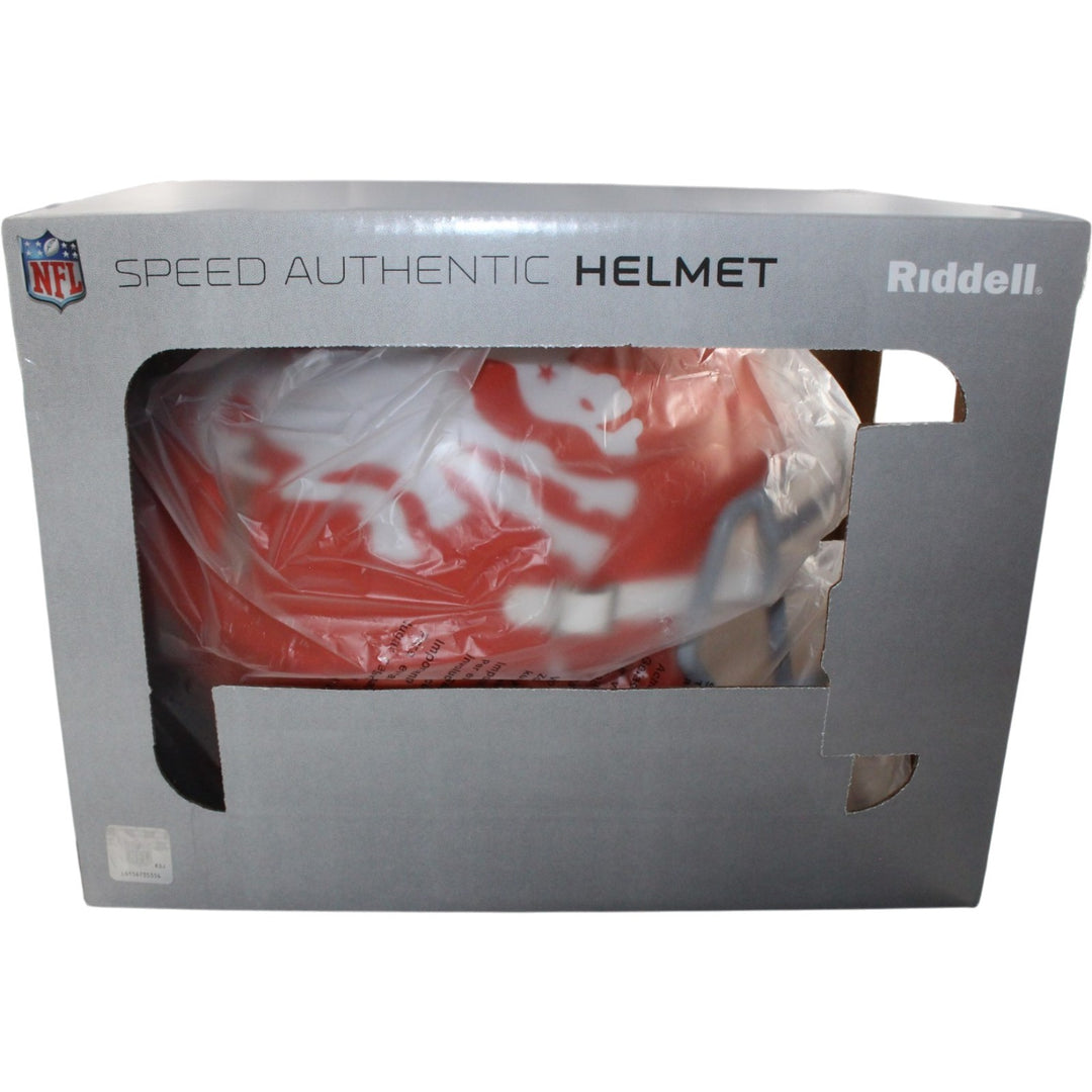 Bo Nix Autographed Denver Broncos Authentic 1966 TB Helmet Beckett Witness 57266