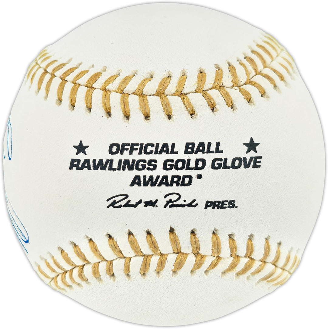 Ken Griffey Jr. Auto Official Gold Glove Logo Baseball Mariners Beckett 3W342025
