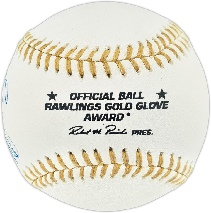 Ken Griffey Jr. Auto Official Gold Glove Logo Baseball Mariners Beckett 3W342025