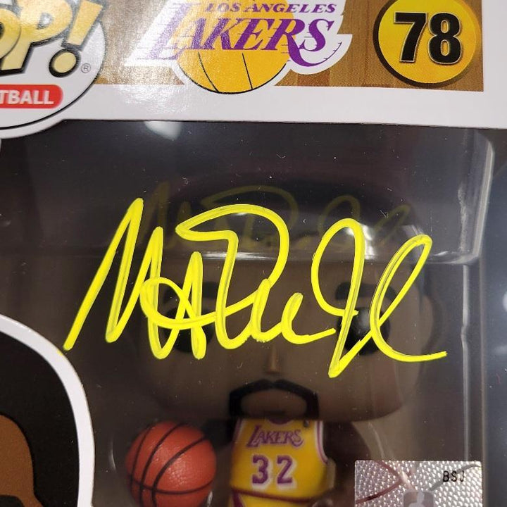Magic Johnson signed Lakers Yellow Funko Pop! autograph ~ Beckett BAS Witness