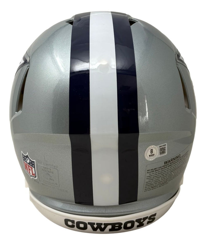 Dez Bryant Signed Dallas Cowboys Full Size Authentic Speed Helmet BAS