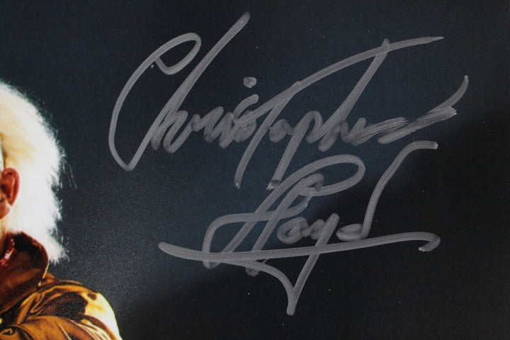 Michael J Fox Christopher Lloyd Autographed Back to the Future 16x20 BAS W 53705