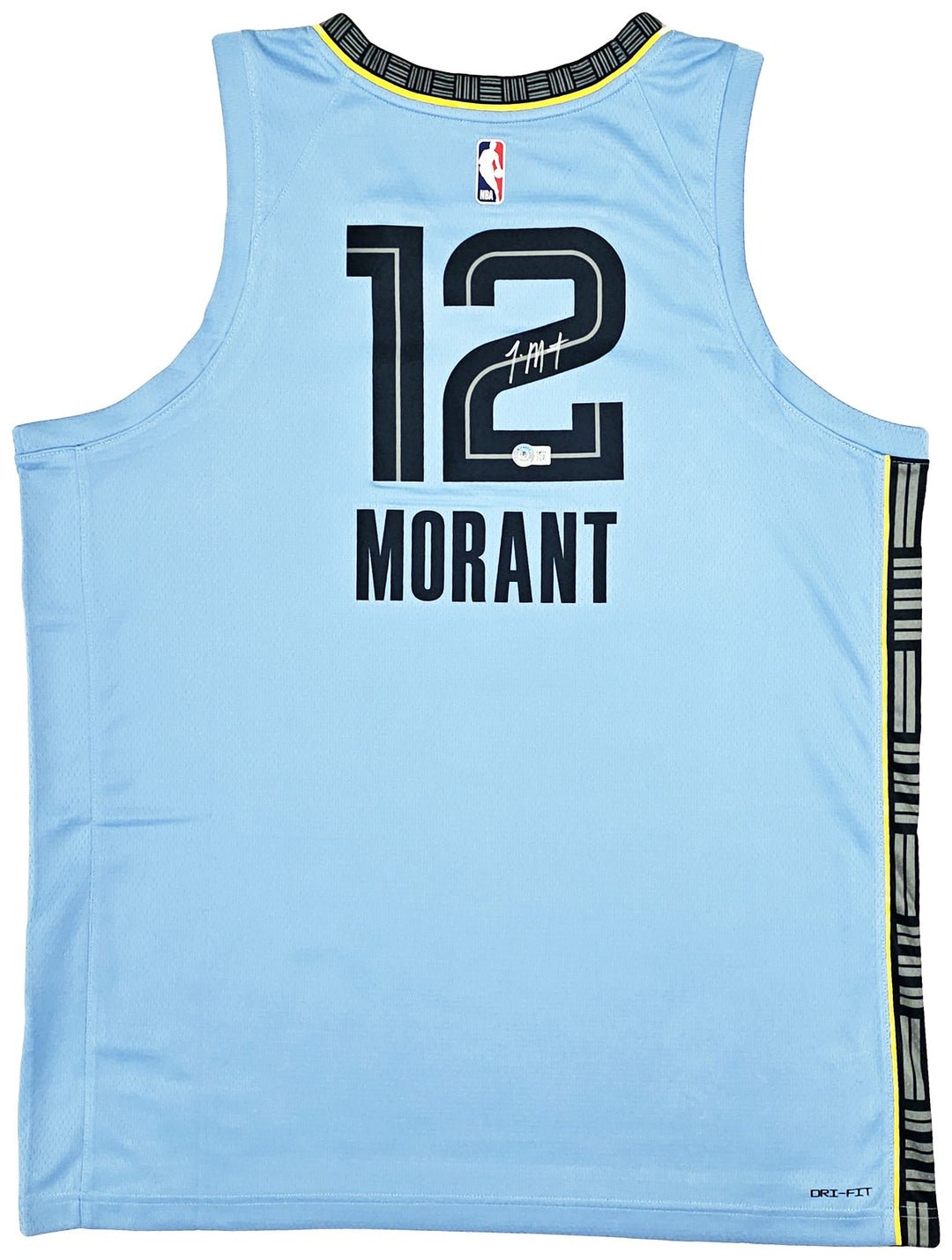 Grizzlies Ja Morant Auto Blue Jordan Statement Edt Swingman Jersey Sz 52 BAS