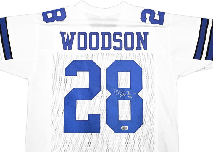 Dallas Cowboys Darren Woodson Autographed Signed White Jersey Beckett