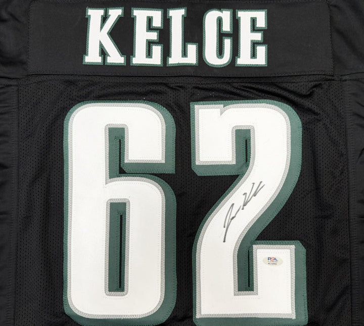 Jason Kelce Signed Philadelphia Eagles Black Jersey PSA/DNA ITP