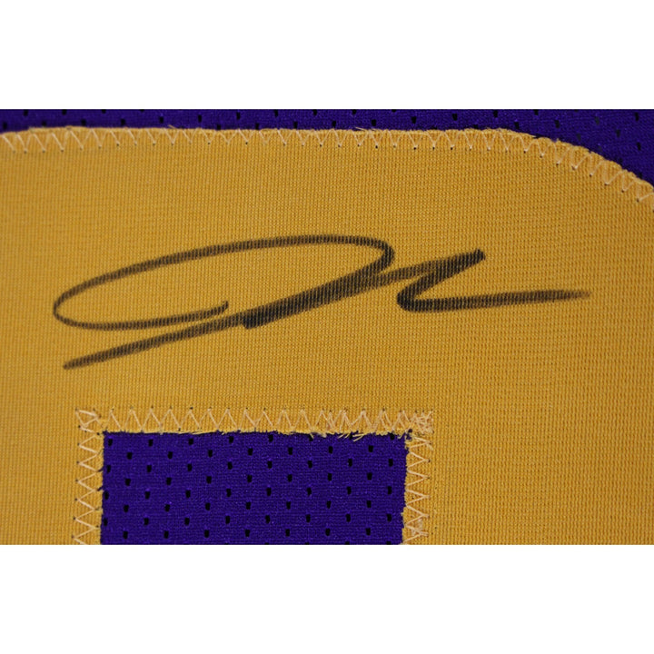 Jordan Addison Autographed/Signed Pro Style XL Purple Jersey Beckett W 53869