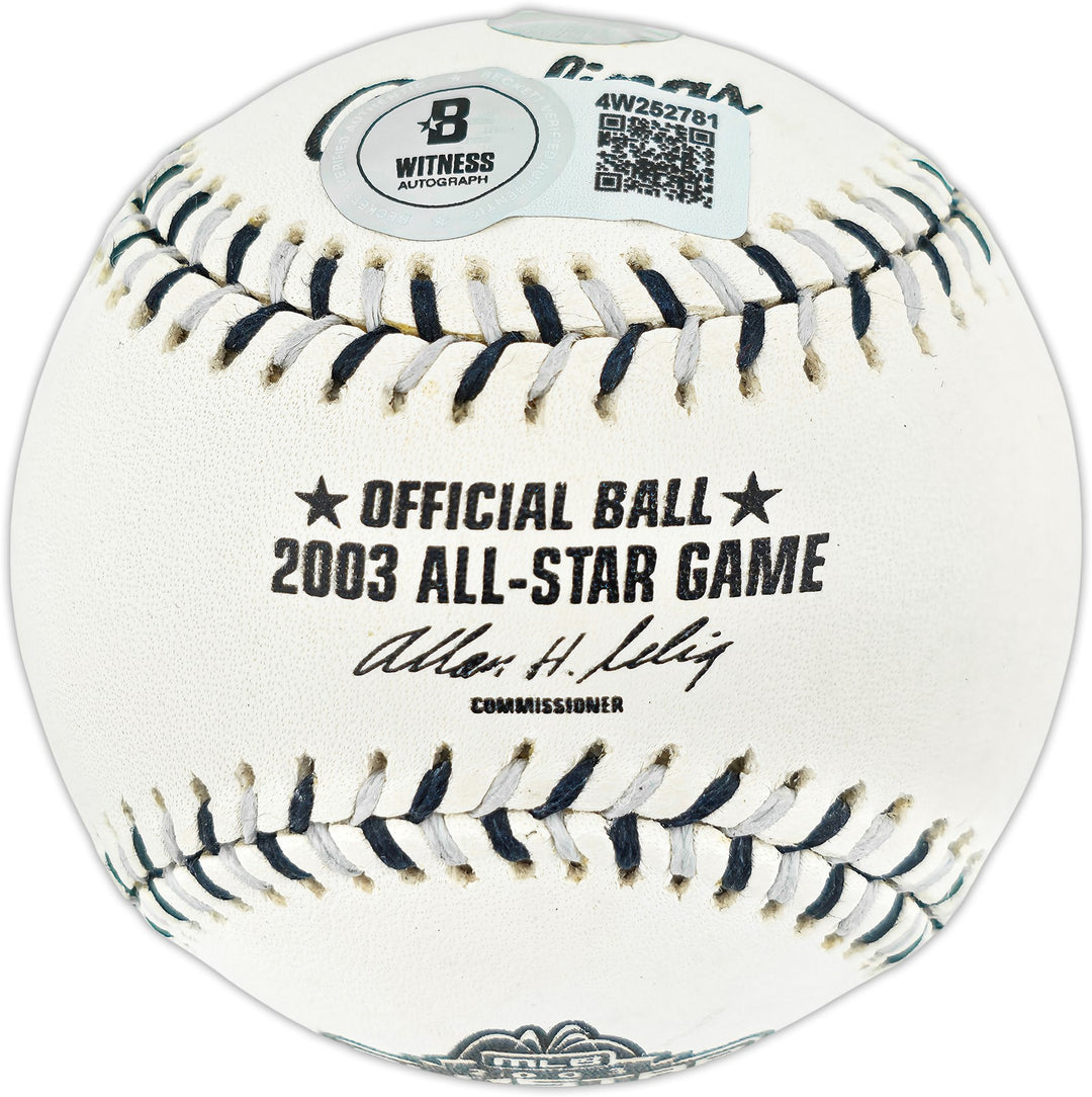 Ichiro Suzuki Auto 2003 All Star Game Logo Baseball Mariners Beckett Witness