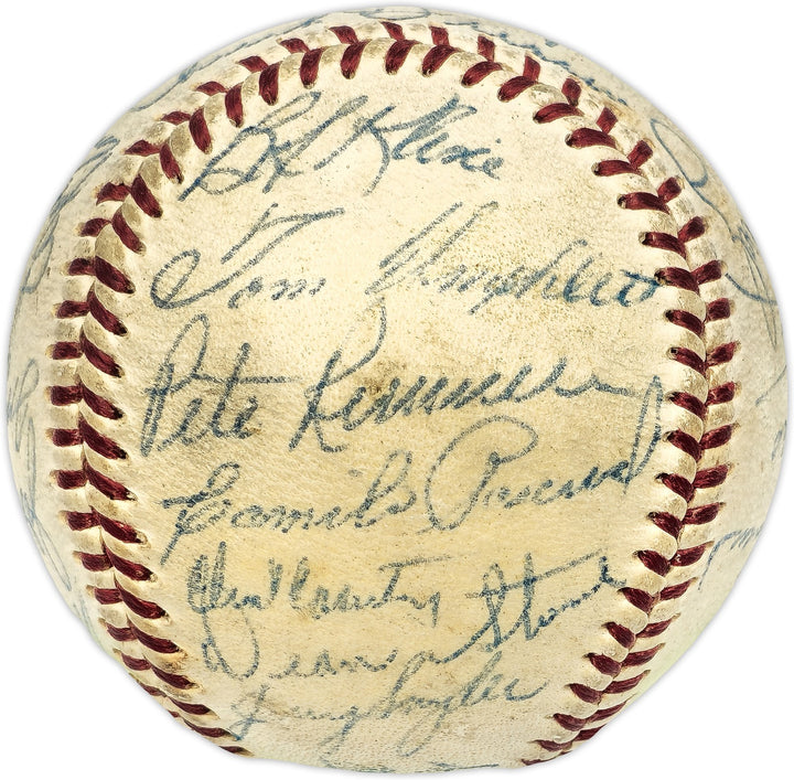 1955 Senators Team Signed Harridge AL Baseball 27 Sigs Killebrew Rookie Beckett