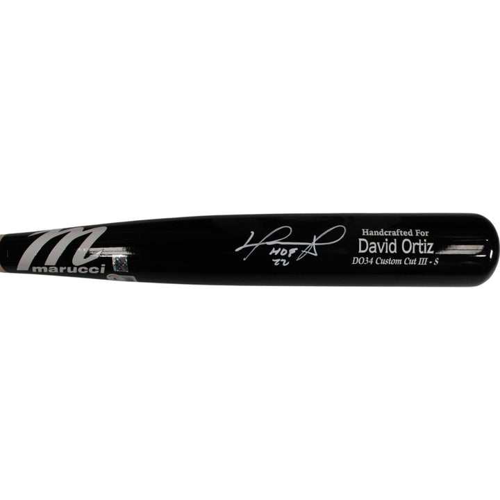 David Ortiz Autographed Boston Red Sox Marucci Game Model Bat HOF Beckett 50159