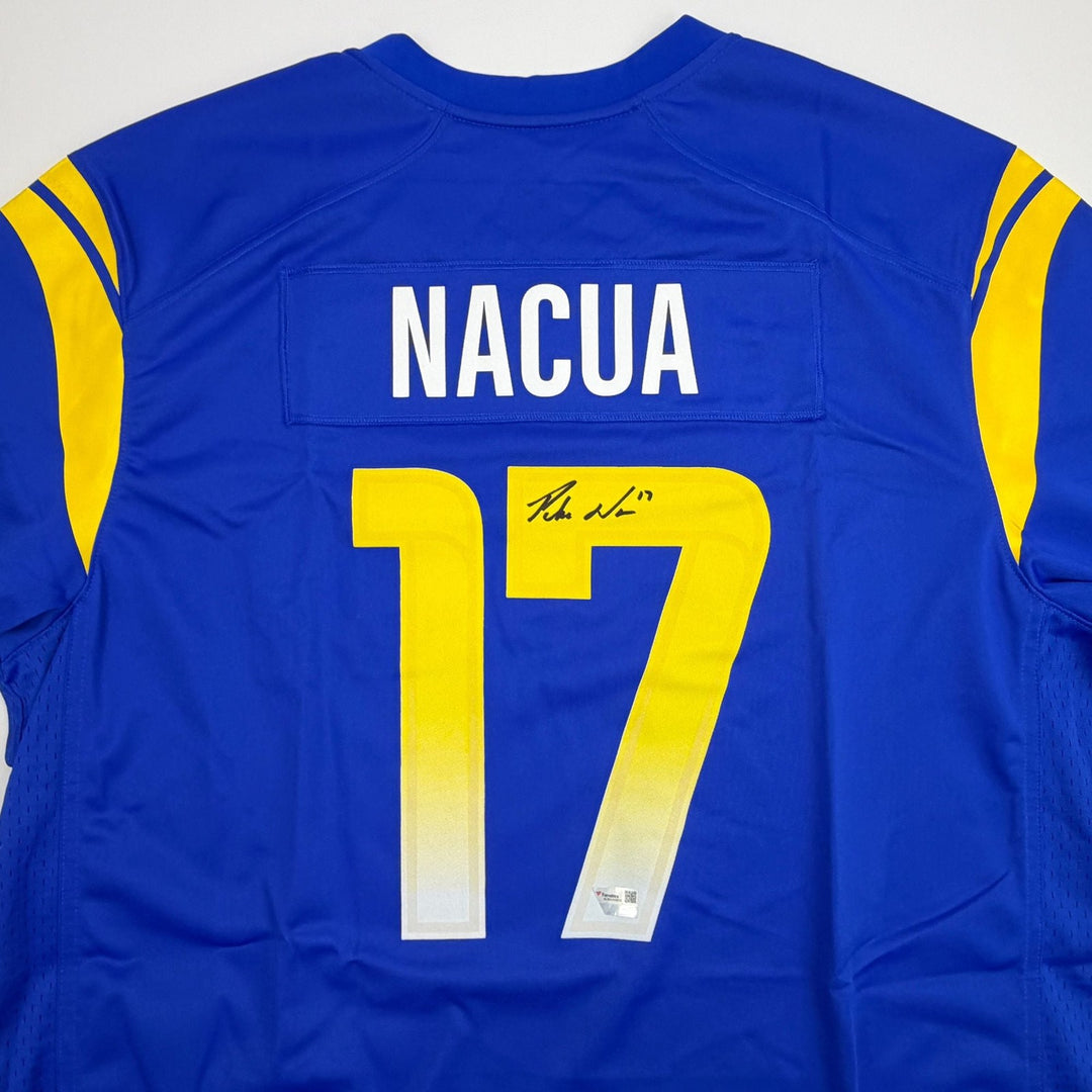 Autographed/Signed Puka Nacua #17 Rams Authentic Rookie Jersey Fanatics COA