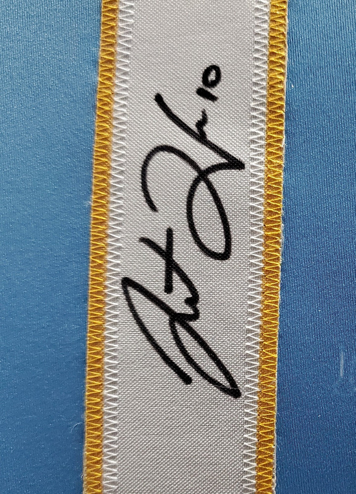 Los Angeles Chargers Justin Herbert Signed Framed Powder Blue Jersey Beckett BAS