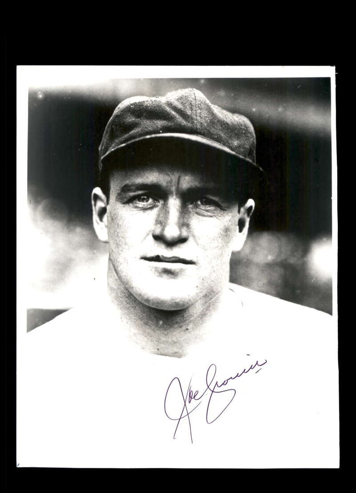 Joe Cronin PSA DNA Signed 8x10 Photo Autograph