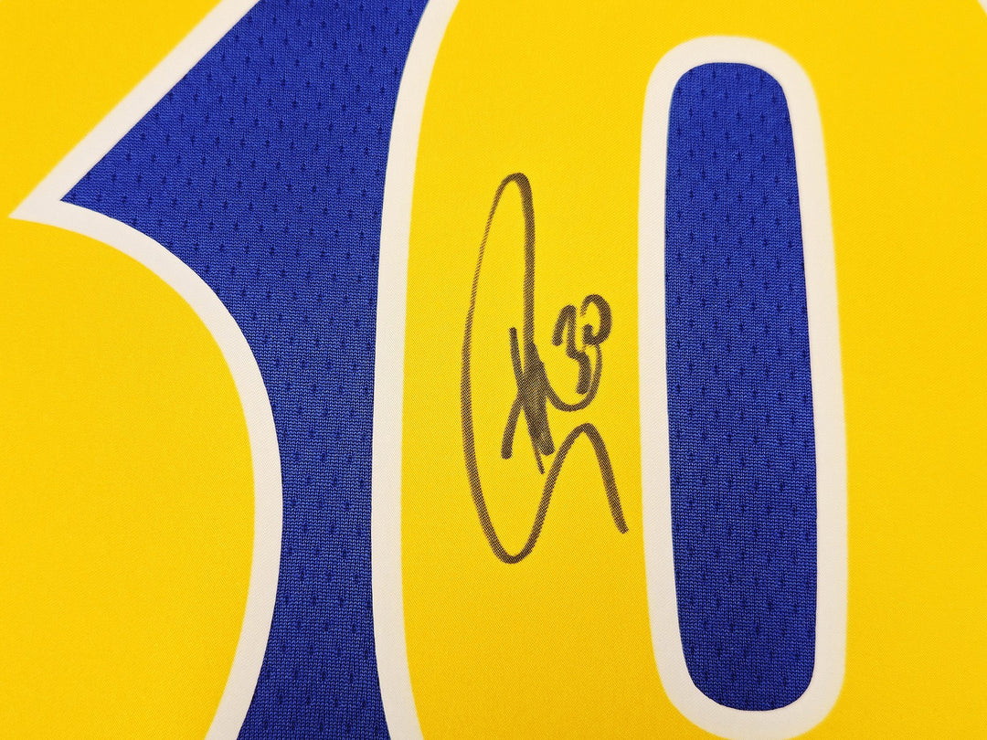 Warriors Stephen Curry Auto Blue Nike Swingman Classic Edt Jersey Sz 48 Beckett