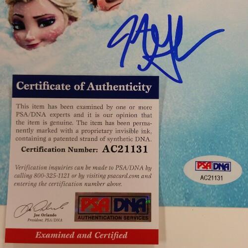 JOSH GAD "Olaf" + JONATHAN GROFF "Kristoff" FROZEN Signed 11x14 Photo w/ PSA/DNA
