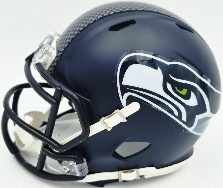 Earl Thomas III Signed Seattle Seahawks Blue Speed Mini Helmet Beckett Witness