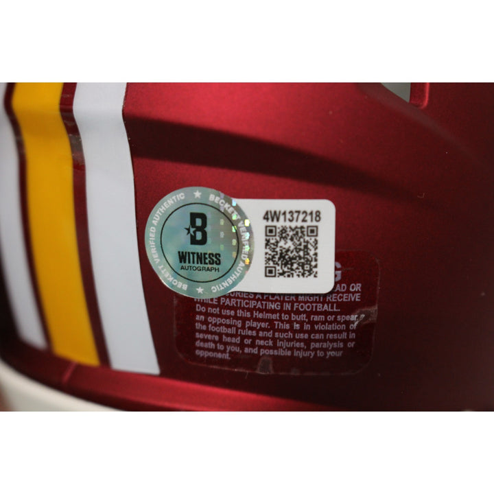 Mark Moseley Signed Washington Redskins 25 Alt Mini Helmet 82 MVP Beckett 54282