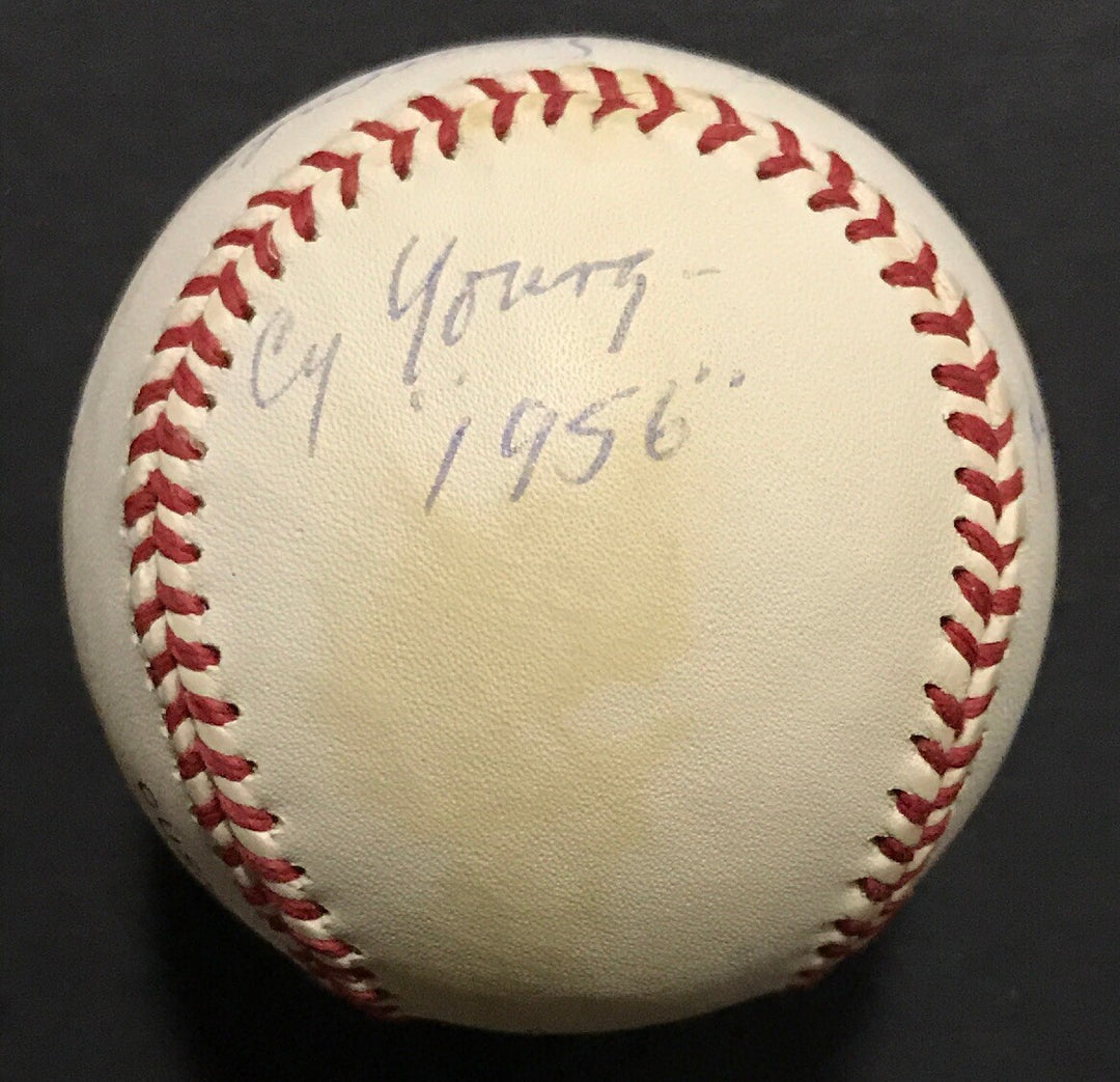 Don Newcombe Signed Official NL Stat Baseball Auto Dodgers MVP ROY #36 PSA COA