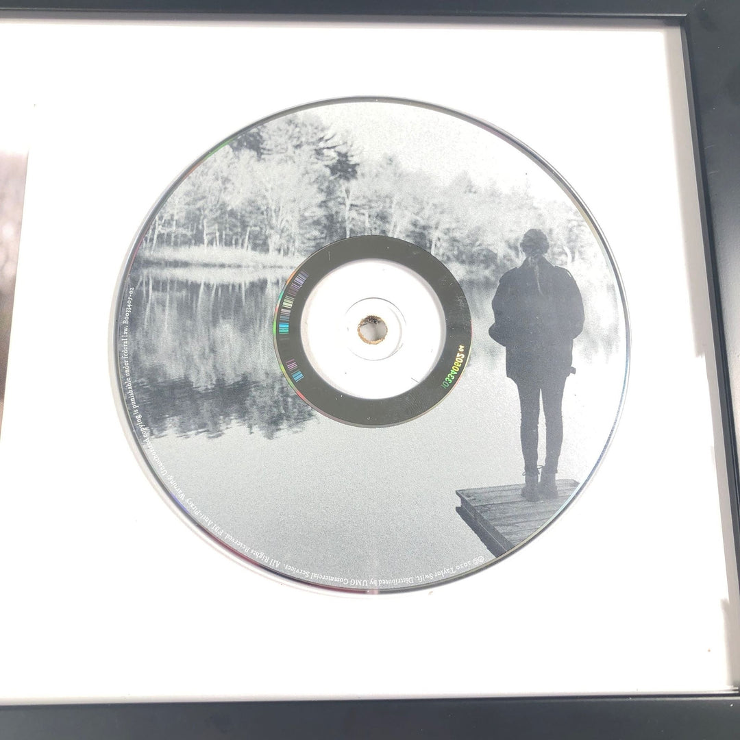 Taylor Swift Signed CD Cover Framed PSA/DNA Evermore Autographed