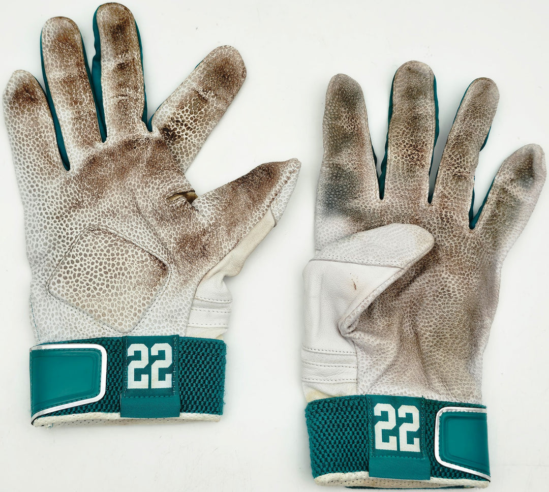 Robinson Cano Signed 2014 Nike Game Used Batting Gloves Mariners