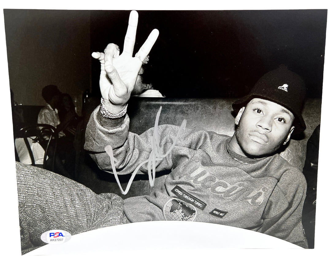 LL COOL J SIGNED AUTOGRAPHED 8X10 PHOTO MAMA SAID KNOCK YOU OUT PSA/DNA #4
