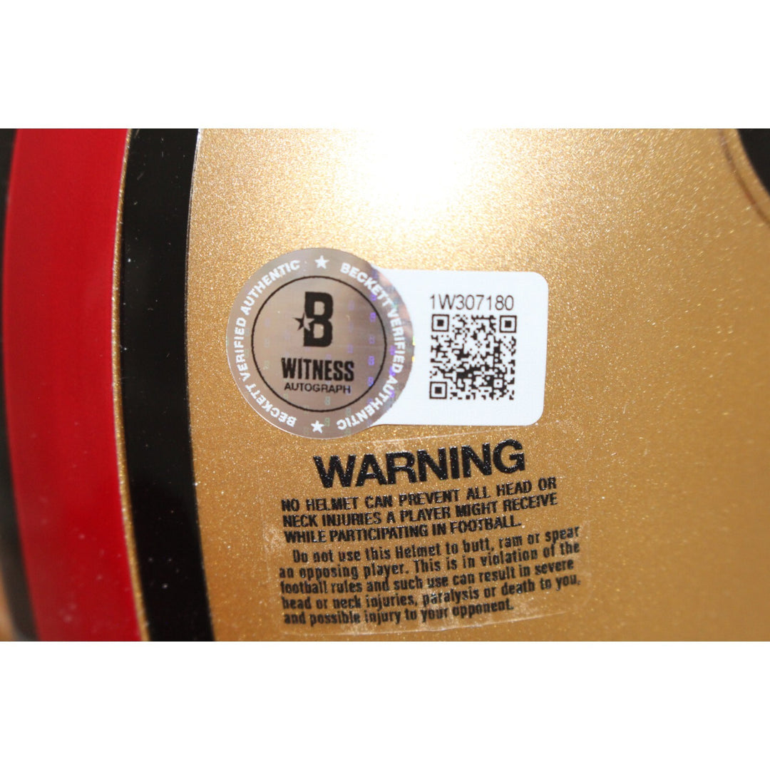 Patrick Willis Signed San Francisco 49ers Mini Helmet VSR4 HOF TB Beckett 43671